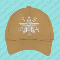 Texas Star Rhinestone cap CR026