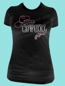 Cowgirl Rhinestone Tee TR057 