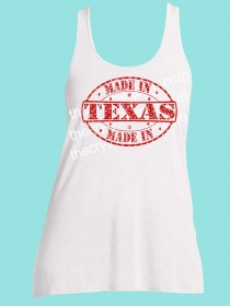 Made in Texas Rhinestone and Screen Print Tee TRS014