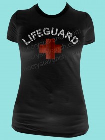 Lifeguard Rhinestone Tee TS003
