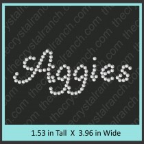 Aggies Rhinestone Transfer CRT024