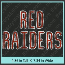 Red Raiders Transfer CRT054A
