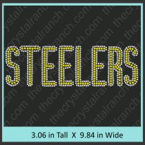Steelers Rhinestone Transfer CRT069