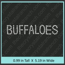 Buffaloes Rhinestone Transfer CRT112