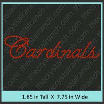 Cardinals Rhinestone Transfer CRT118
