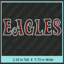 Eagles Rhinestone Transfer CRT137