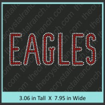 Eagles Rhinestone Transfer CRT140