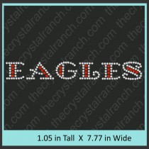 Eagles Rhinestone Transfer CRT151