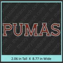Pumas Rhinestone Transfer CRT209