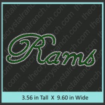 Rams Rhinestone Transfer CRT211