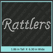 Rattlers Rhinestone Transfer CRT213