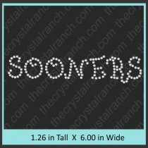 Sooners Rhinestone Transfer CRT221