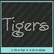 Tigers Rhinestone Transfer CRT231