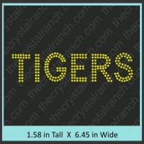Tigers Rhinestone Transfer CRT233
