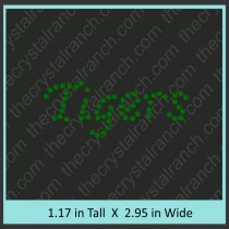 Tigers Rhinestone Transfer CRT239