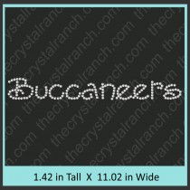 Buccaneers Rhinestone Transfer CRT256
