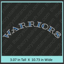 Warriors Rhinestone Transfer CRT259