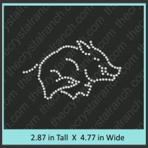 Razorback Rhinestone Transfer CRT264