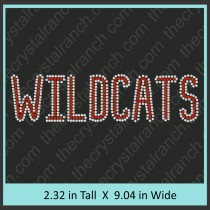 Wildcats Rhinestone Transfer CRT268