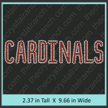 Cardinals Rhinestone Transfer CRT270