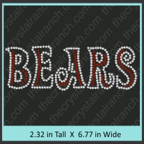 Bears Rhinestone Transfer CRT275