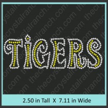 Tigers Rhinestone Transfer CRT288
