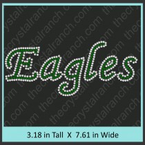 Eagles Rhinestone Transfer CRT296