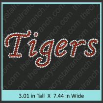 Tigers Rhinestone Transfer CRT300