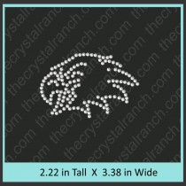 Eagle Rhinestone Transfer CRT307