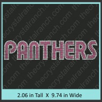 Panthers Rhinestone Transfer CRT310 