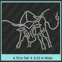 Toro Rhinestone Transfer CRT312