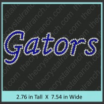 Gators Rhinestone Transfer CRT334