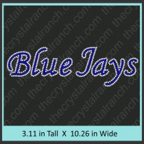 Blue Jays Rhinestone Transfer CRT336