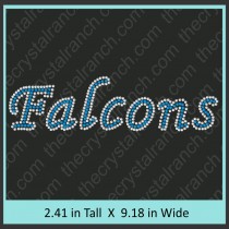 Falcons Rhinestone Transfer CRT337