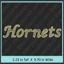 Hornets Rhinestone Transfer CRT351