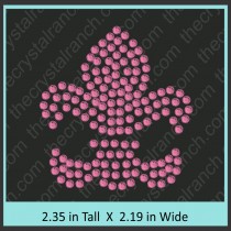 Fleur De Lis Transfer CRY010