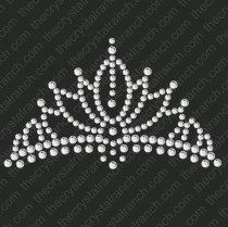 DY020 Tiara Rhinestone Decal