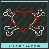 Heart and Crossbones Transfer CRY022
