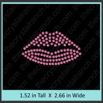 Lips Rhinestone Transfer CRY145