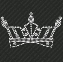 DY335 Crown Rhinestone Decal