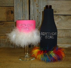 Birthday Girl Rhinestone Drink Koozie KG025