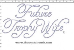 Future Trophy Wife Rhinestone Transfer CRF012