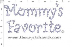 Mommy's Favorite Rhinestone Transfer CRF029A