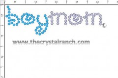 Boy Mom Rhinestone Transfer CRG078