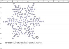 Snowflake Rhinestone Transfer CRH049