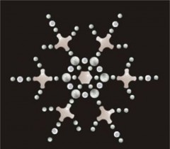 Snowflake Rhinestone Transfer YH1304