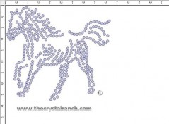 Horse Rhinestone Transfer CRR038