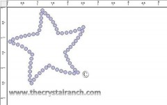 Star Rhinestone Transfer CRT021