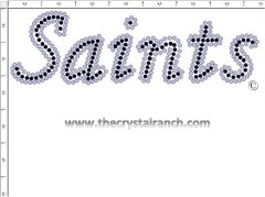 Saints Rhinestone Transfer CRT323
