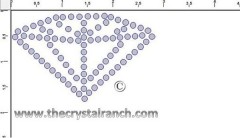 Diamond Rhinestone Transfer CRY057c